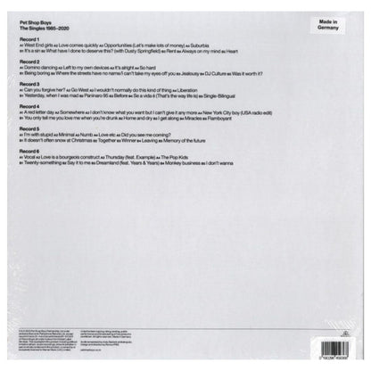PET SHOP BOYS - SMASH THE SINGLES 1985-2000 (6LP) | VINILO