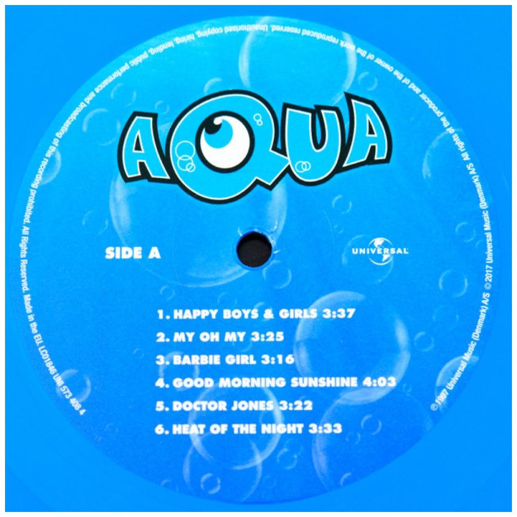 AQUA - AQUARIUM (LIGHT BLUE OPAQUE VINYL) (RSD) | VINILO