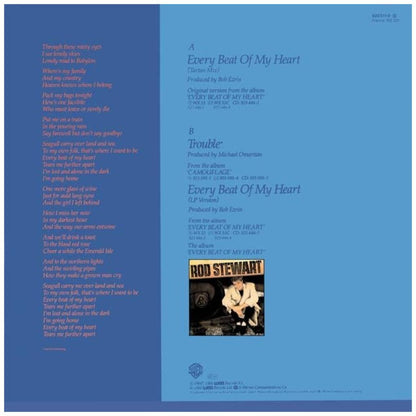 ROD STEWART - EVERY BEAT OF MY HEART | VINILO USADO