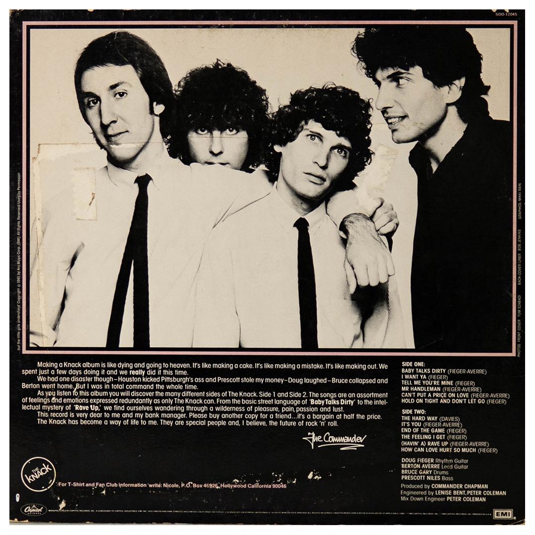 KNACK  - BUT THE LITTLE GIRLS UNDERSTAND | VINILO USADO