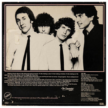 KNACK  - BUT THE LITTLE GIRLS UNDERSTAND | VINILO USADO