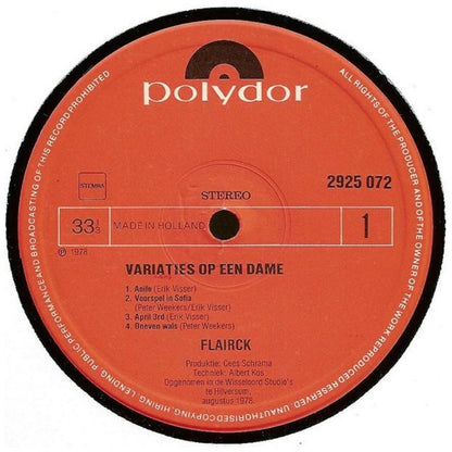 FLAIRCK - VARIETIES OP EEN DAME} | VINILO USADO