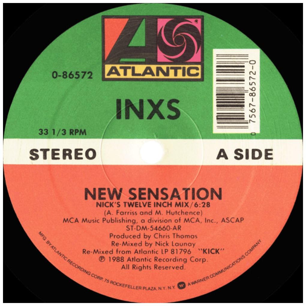 INXS - NEW SENSATION | 12'' MAXI SINGLE USADO