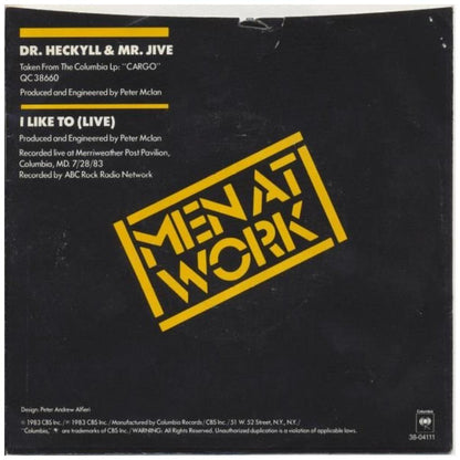 MEN AT WORK - DR. HECKYLL & MR. JIVE | 7" SINGLE USADO
