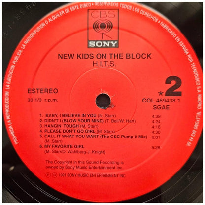 NEW KIDS ON THE BLOCK - HITS | VINILO USADO