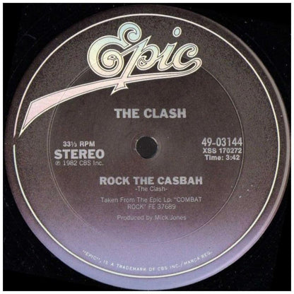 THE CLASH - ROCK THE CASBAH/MUSTAPHA DANCE | 12'' MAXI SINGLE USADO
