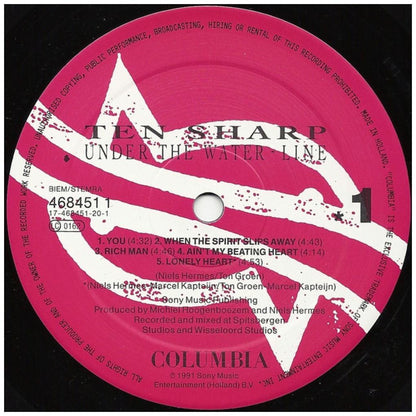 TEN SHARP - UNDER THE WATER LINE | VINILO USADO