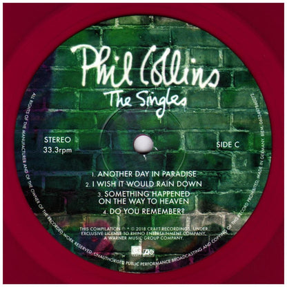 PHIL COLLINS - SINGLES (2LP) (GREEN VINYL) | VINILO
