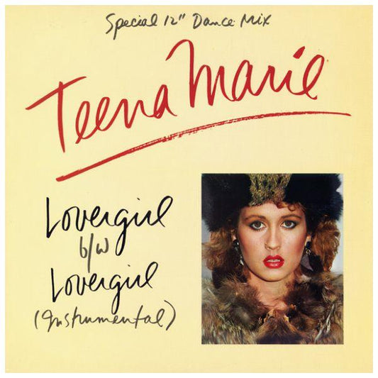 TEENA MARIE - LOVERGIRL | 12" MAXI SINGLE USADO