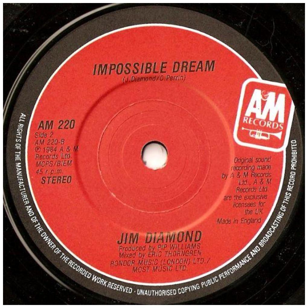 JIM DIAMOND - I SHOULD HAVE KNOWN BETTER | 7" SINGLE USADO