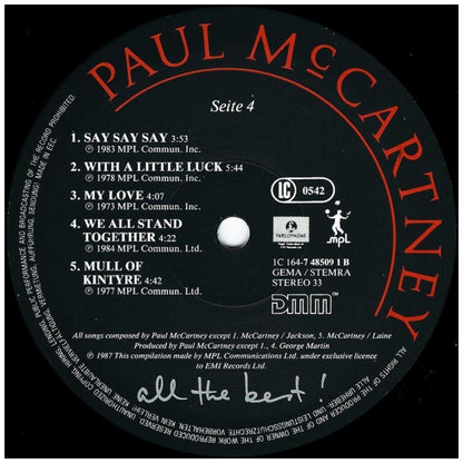PAUL McCARTNEY - ALL THE BEST (2LP) | VINILO USADO