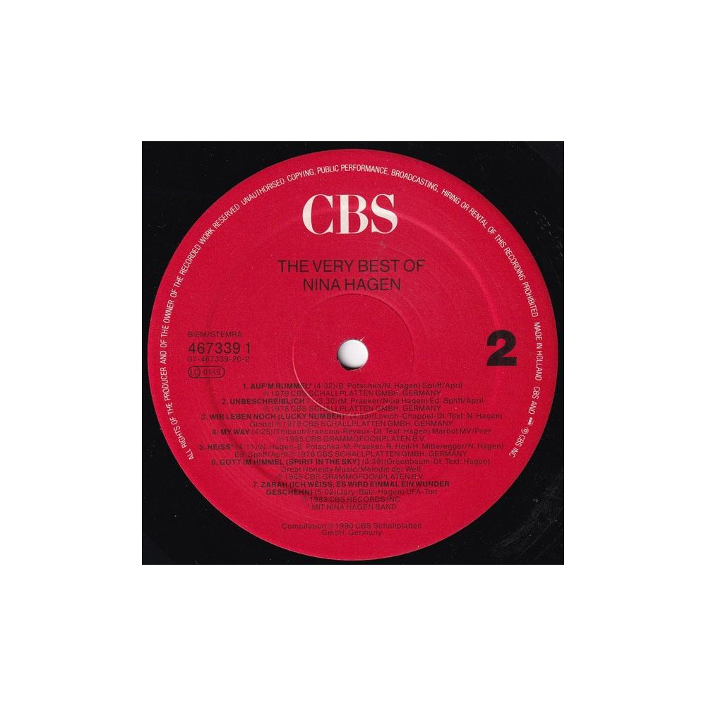 NINA HAGEN - THE VERY BEST OF | VINILO USADO