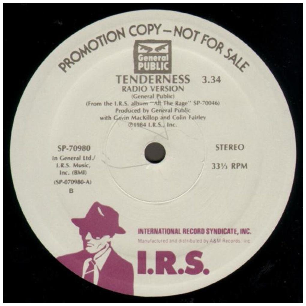 GENERAL PUBLIC - TENDERNESS | 12'' MAXI SINGLE USADO