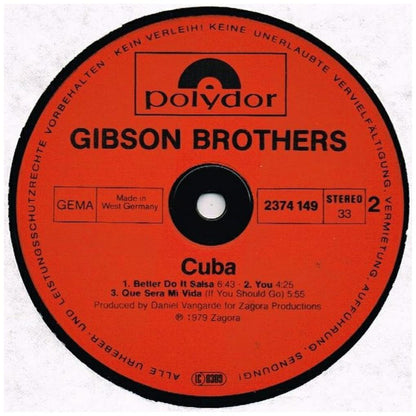 GIBSON BROTHERS - CUBA | VINILO USADO