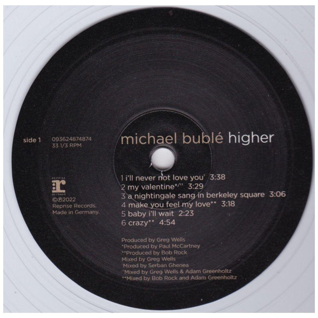 MICHAEL BUBLE - HIGHER (CLEAR VINYL) | VINILO