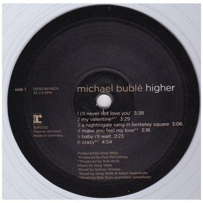MICHAEL BUBLE - HIGHER (CLEAR VINYL) | VINILO