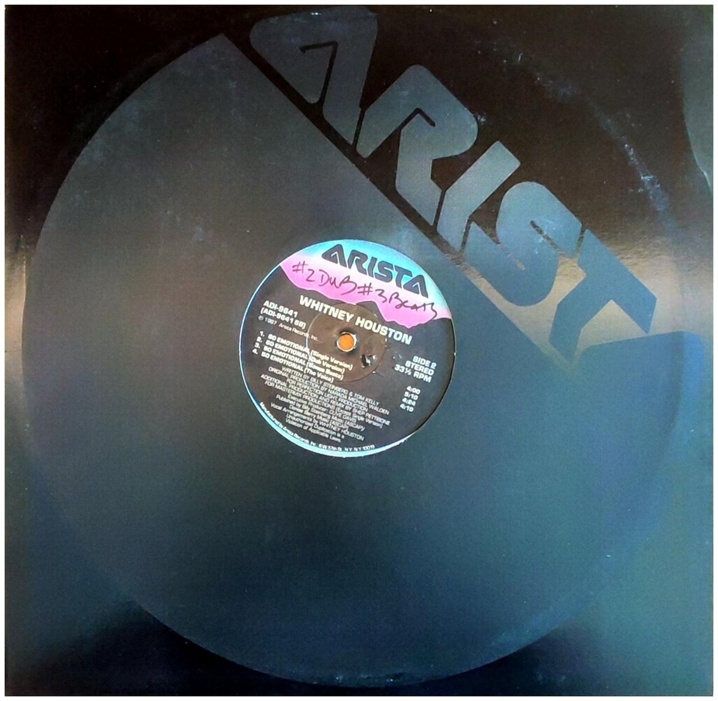 WHITNEY HOUSTON - SO EMOTIONAL | 12" MAXI SINGLE USADO