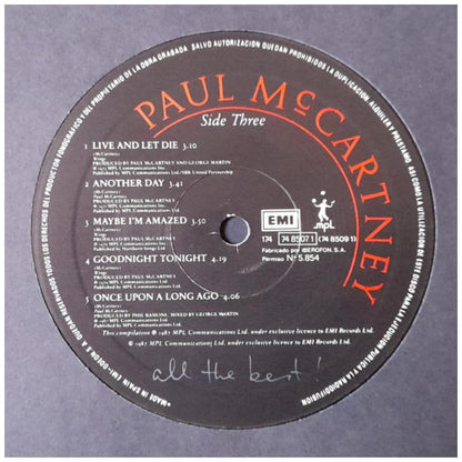 PAUL McCARTNEY - ALL THE BEST (2LP) | VINILO USADO