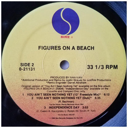 FIGURES ON A BEACH - YOU AIN'T SEEN NOTHING YET | 12'' MAXI SINGLE USADO