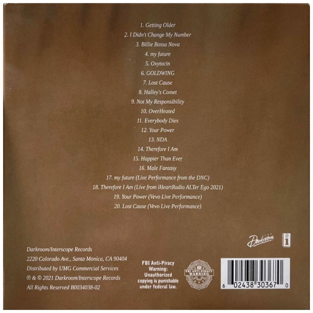 BILLIE EILISH  - HAPPIER THAN EVER (SPECIAL TOUR EDITION) | CD