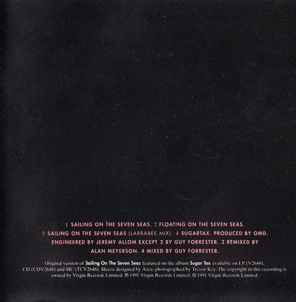 OMD - SAILING ON THE SEVEN SEAS | CD SINGLE USADO
