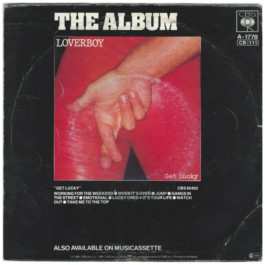 LOVERBOY - WORKING FOR THE WEEKEND | 7" SINGLE USADO