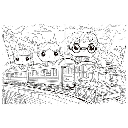 HARRY POTTER - EL LIBRO OFICIAL PARA COLOREAR FUNKO POP (RÚSTICA) - INSGHT EDITIONS | LIBRO