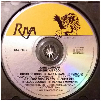 JOHN COUGAR - AMERICAN FOOL | CD USADO