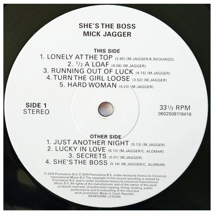MICK JAGGER  - SHE S THE BOSS | VINILO