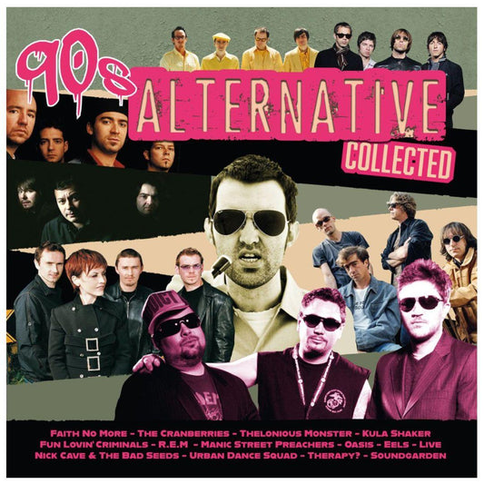 90 S ALTERNATIVE - COLLECTED (2LP)(MAGENTA VINYL) | VINILO