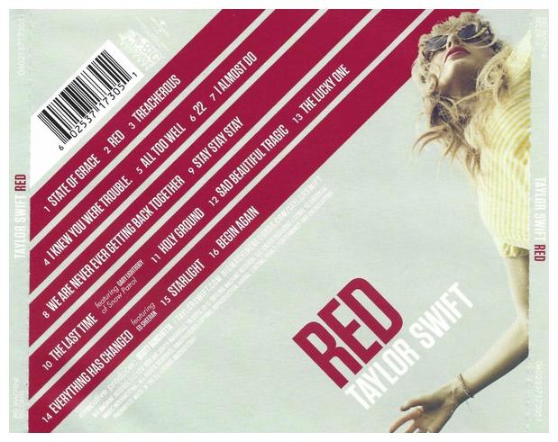 TAYLOR SWIFT - RED | CD