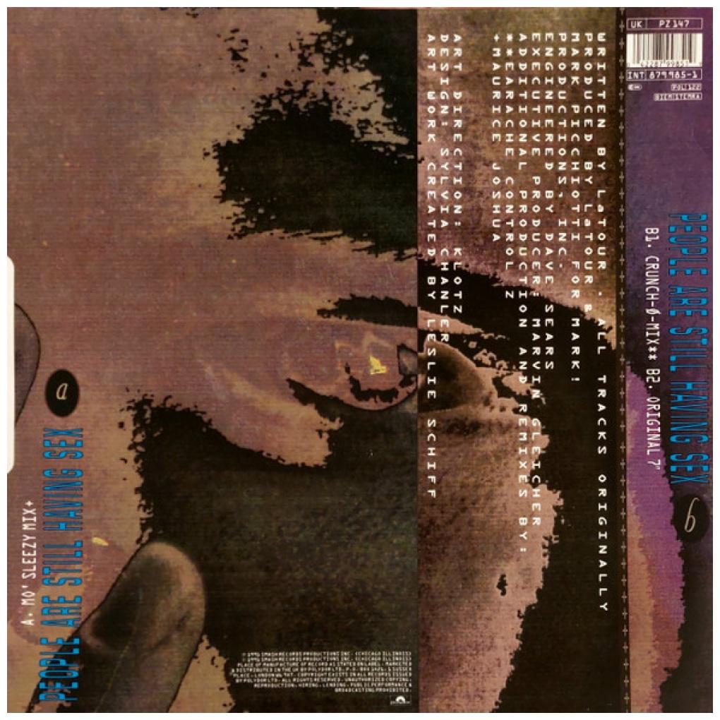 LaTOUR - PEOPLE ARE STILL HAVING SEX | 12'' MAXI SINGLE USADO