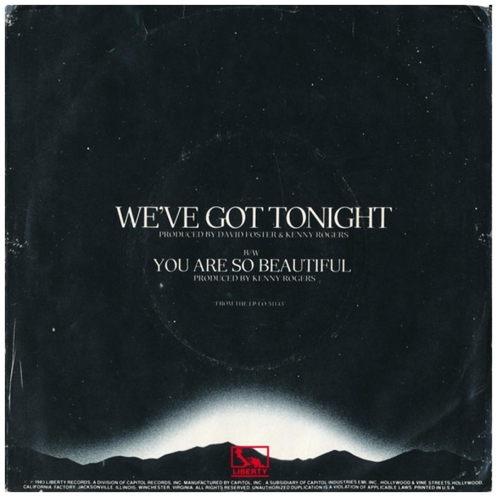 KENNY ROGERDS & SHEENA EASTON - WE'VE GOT TONIGHT | 7" SINGLE USADO