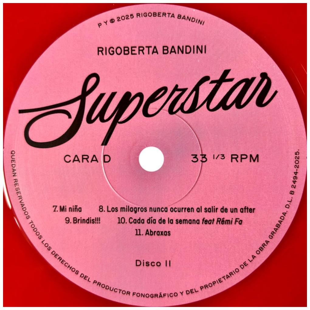 RIGOBERTA BANDINI - JESUCRISTA SUPERSTAR (VINILO COLOR ROSA/ ROJO) | VINILO