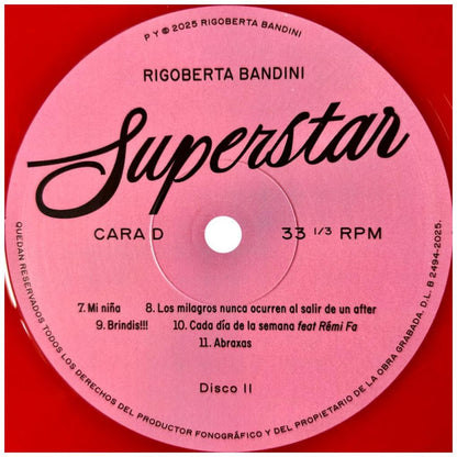 RIGOBERTA BANDINI - JESUCRISTA SUPERSTAR (VINILO COLOR ROSA/ ROJO) | VINILO
