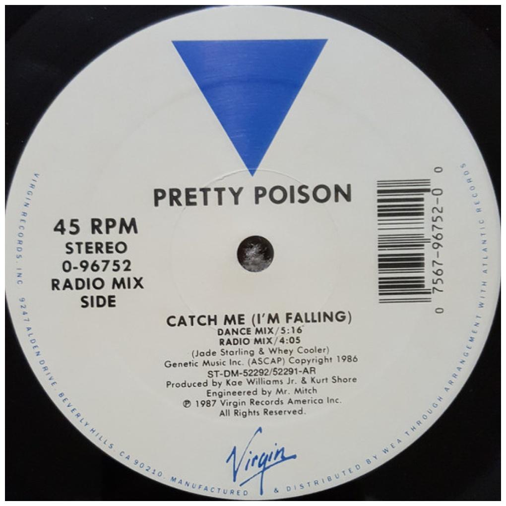 PRETTY POISON - CATCH ME (I'M FALLING) | 12'' MAXI SINGLE USADO