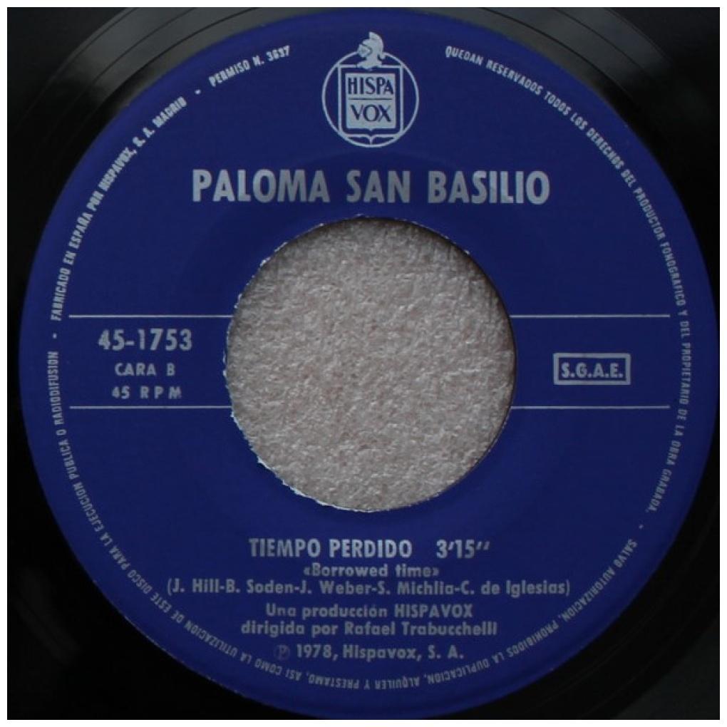 PALOMA SAN BASILIO - BESO A BESO...DULCEMENTE | 7" SINGLE USADO