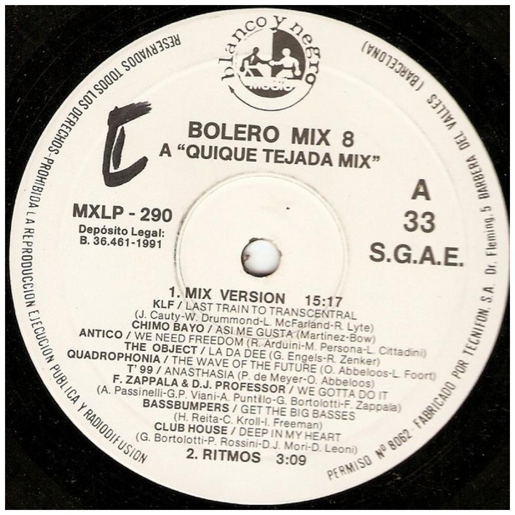 BOLERO MIX - BOLERO MIX 8 (2LP) | VINILO USADO