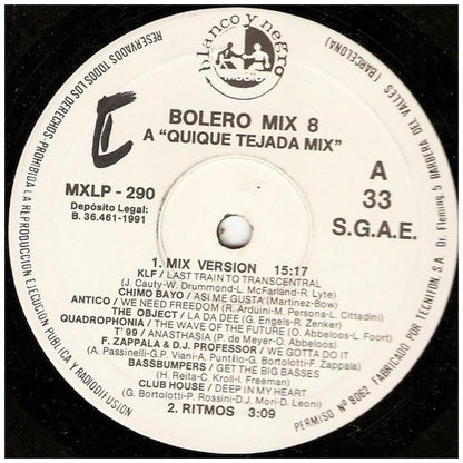 BOLERO MIX - BOLERO MIX 8 (2LP) | VINILO USADO