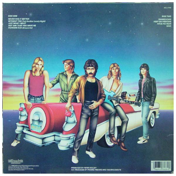 FRANKE & THE KNOCKOUTS - BELOW THE BELT | VINILO USADO