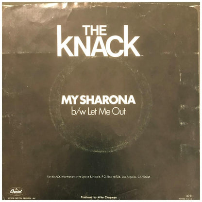 THE KNACK - MY SHERONA | 7" SINGLE USADO