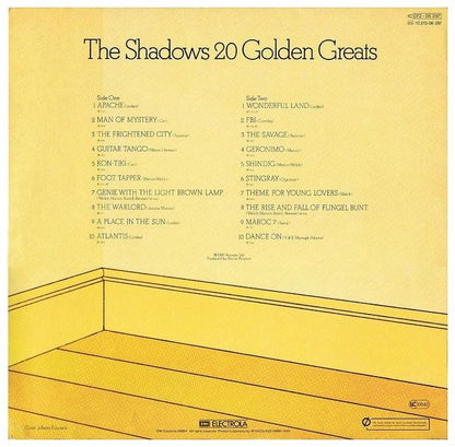 SHADOWS - 20 GOLDEN GREATS | VINILO USADO