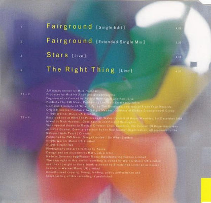SIMPLY RED - FAIRGROUND | CD SINGLE USADO