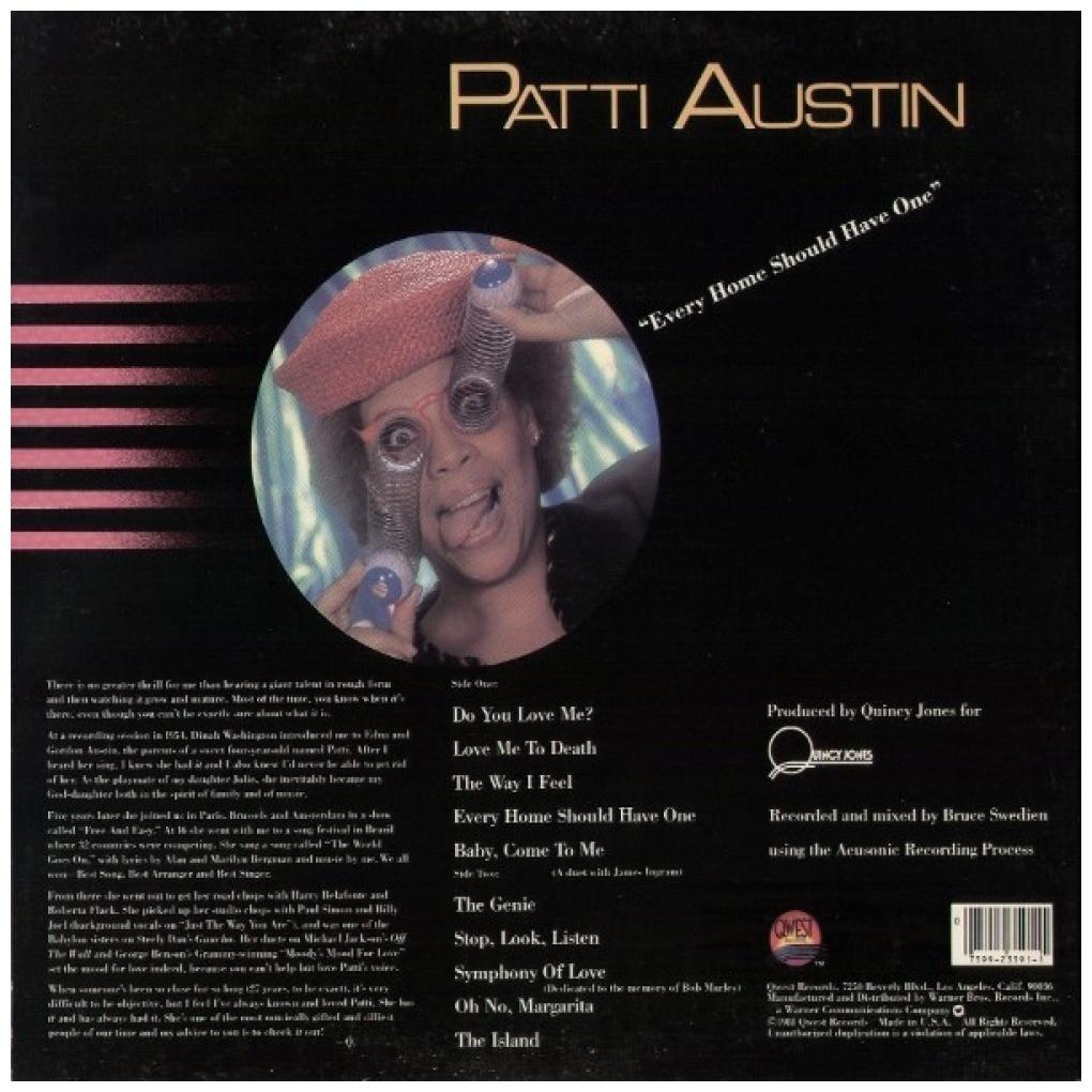 PATTY AUSTIN - EVERY HOME SHOULD HAVE ONE | VINILO USADO