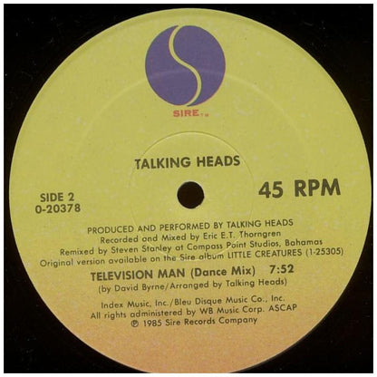 TALKING HEADS - AND SHE WAS | 12'' MAXI SINGLE USADO