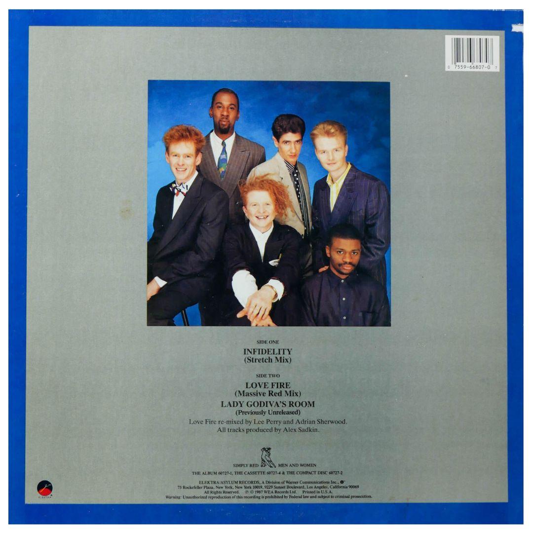 SIMPLY RED - INFIDELITY | 12" MAXI SINGLE USADO