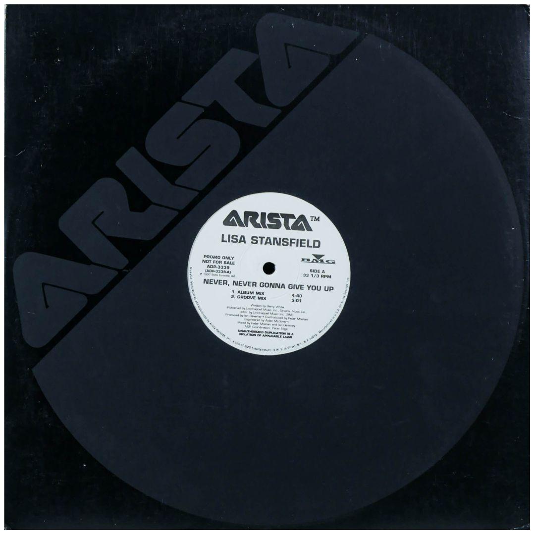 LISA STANSFIELD - NEVER NEVER GONNA GIVE YOU UP (PROMO) | 12" MAXI SINGLE USADO