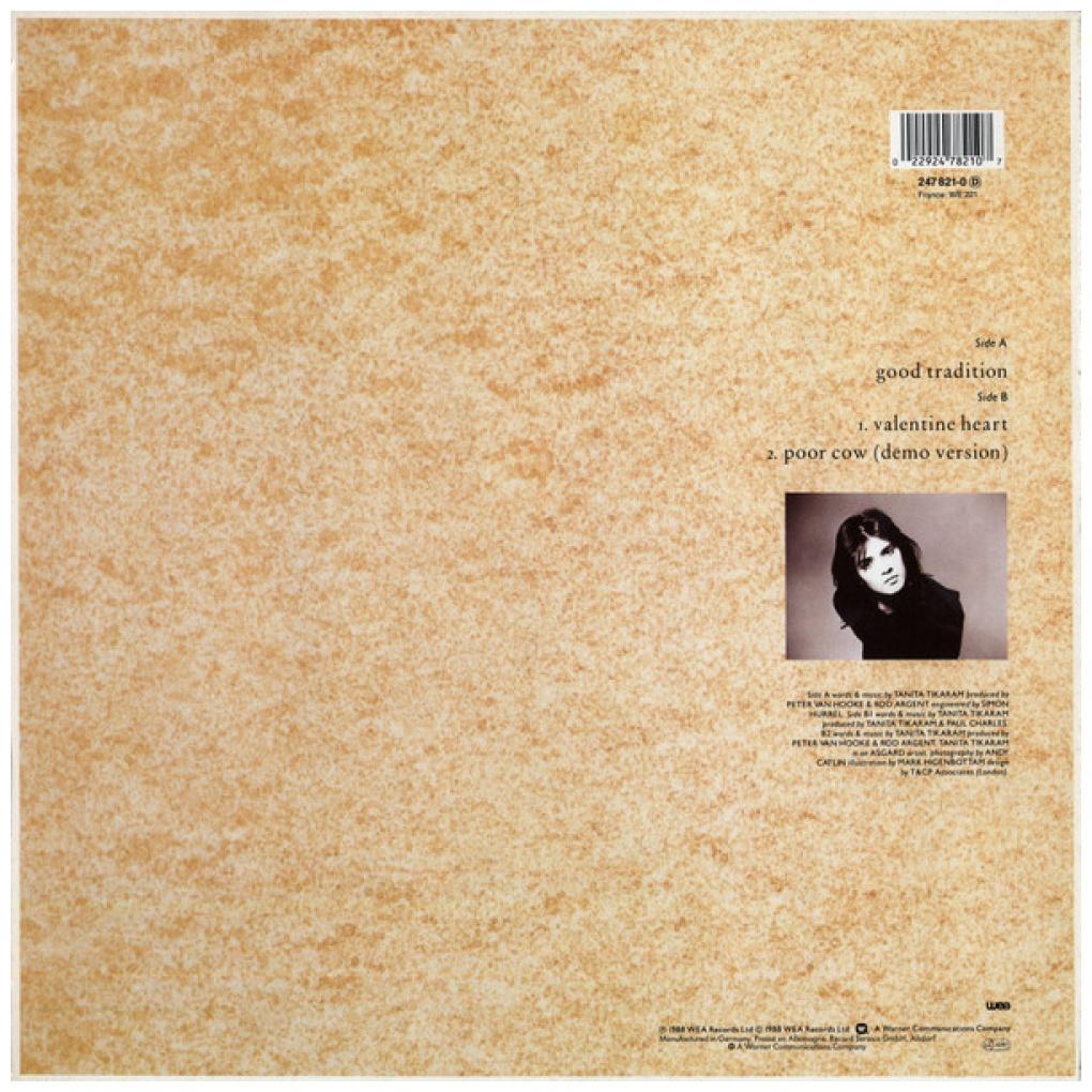 TANITA TIKARAM - GOOD TRADITION | 12" MAXI SINGLE VINILO USADO