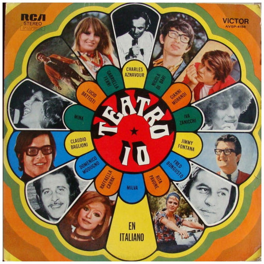 TEATRO 10 - VARIOS ARTISTAS EN ITALIANO | VINILO USADO