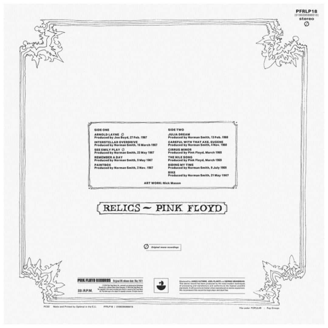 PINK FLOYD - RELICS | VINILO